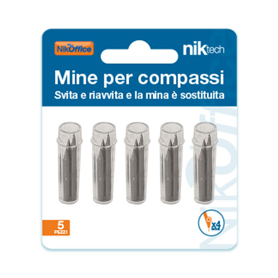 MINA PER COMPASSO 5 TUBI X4PZ.48NIK013-ANS